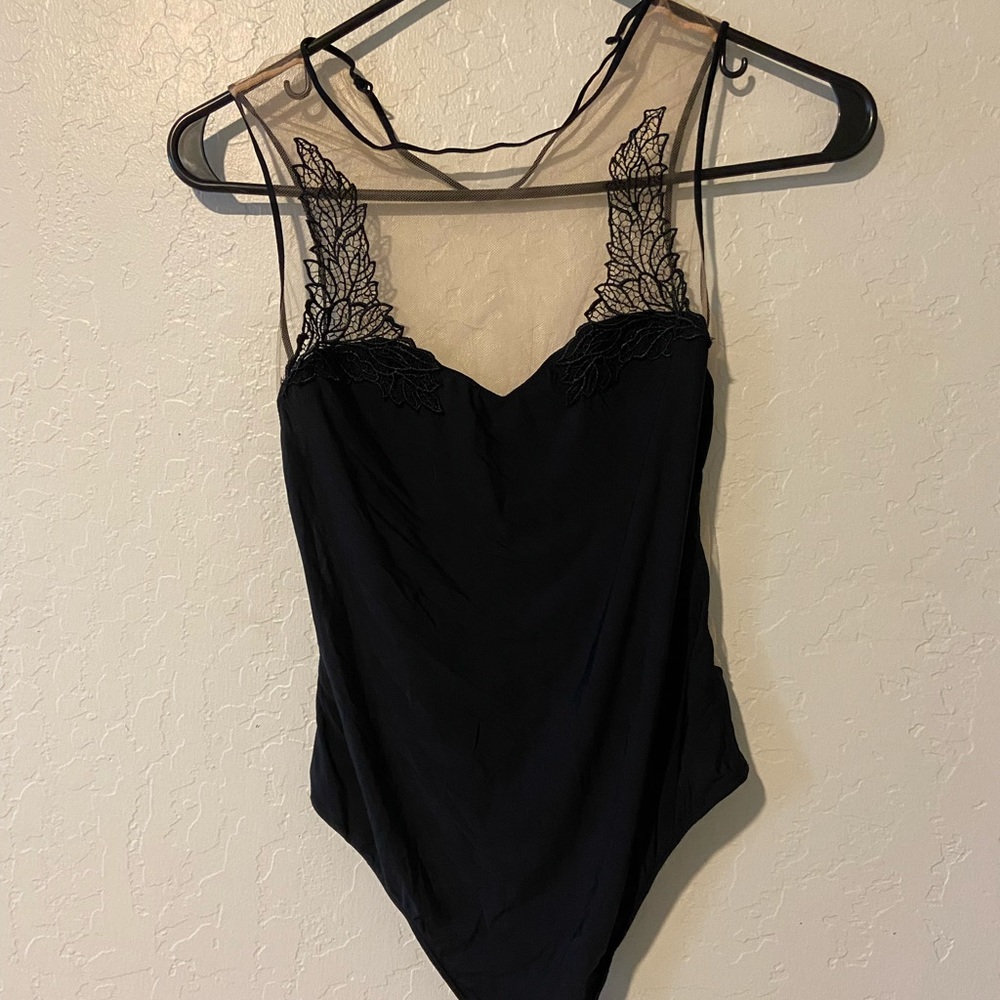 Black Lacey bodysuit